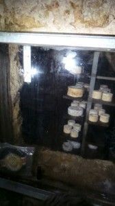 Cueva de maduración de los quesos