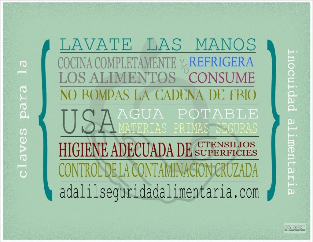 claves inocuidad alimentaria