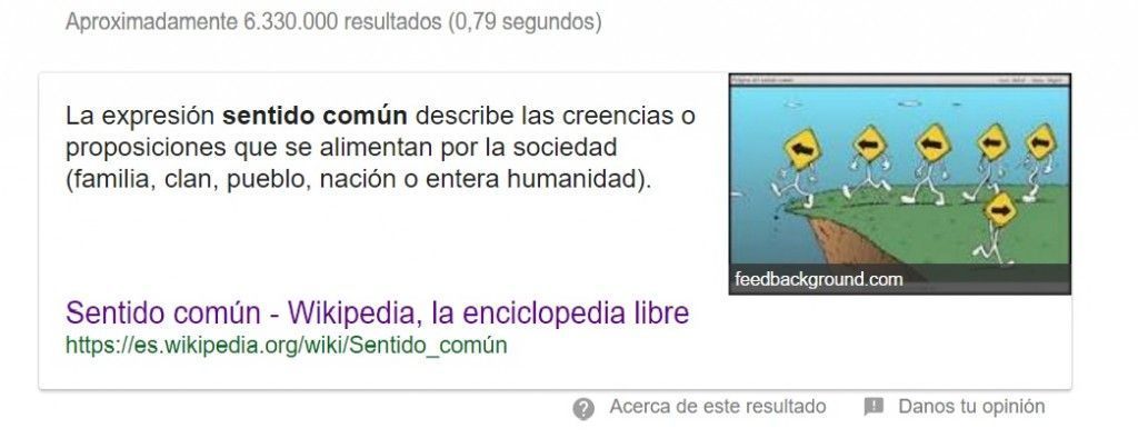 El sentido común
