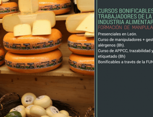 Cursos bonificables para trabajadores de la industria alimentaria