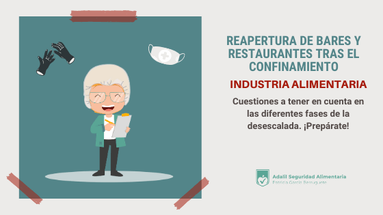 Reapertura de bares y restaurantes tras el confinamiento.