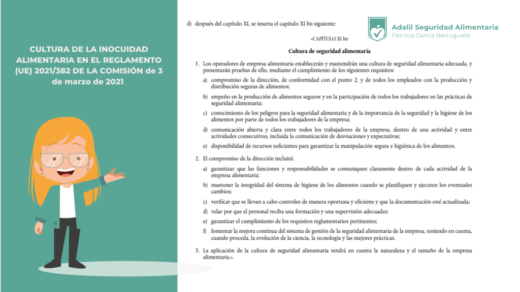 Cultura de la inocuidad alimentaria